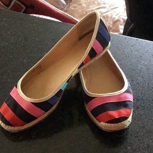 Black ribbon flats ,Kate Spade